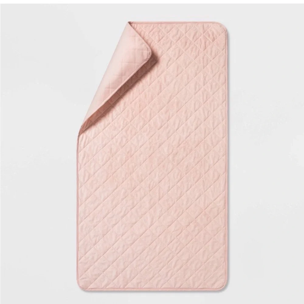 NWOT Pillowfort Waterproof Sleep Anywhere Mat for Potty Training Kids in Pink